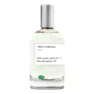 Miller et Bertaux L'Eau De Parfum No 3 Green - Интернет-магазин Aliks Perfume