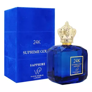 Paris World Luxury 24K Supreme Gold Sapphire - Интернет-магазин Aliks Perfume